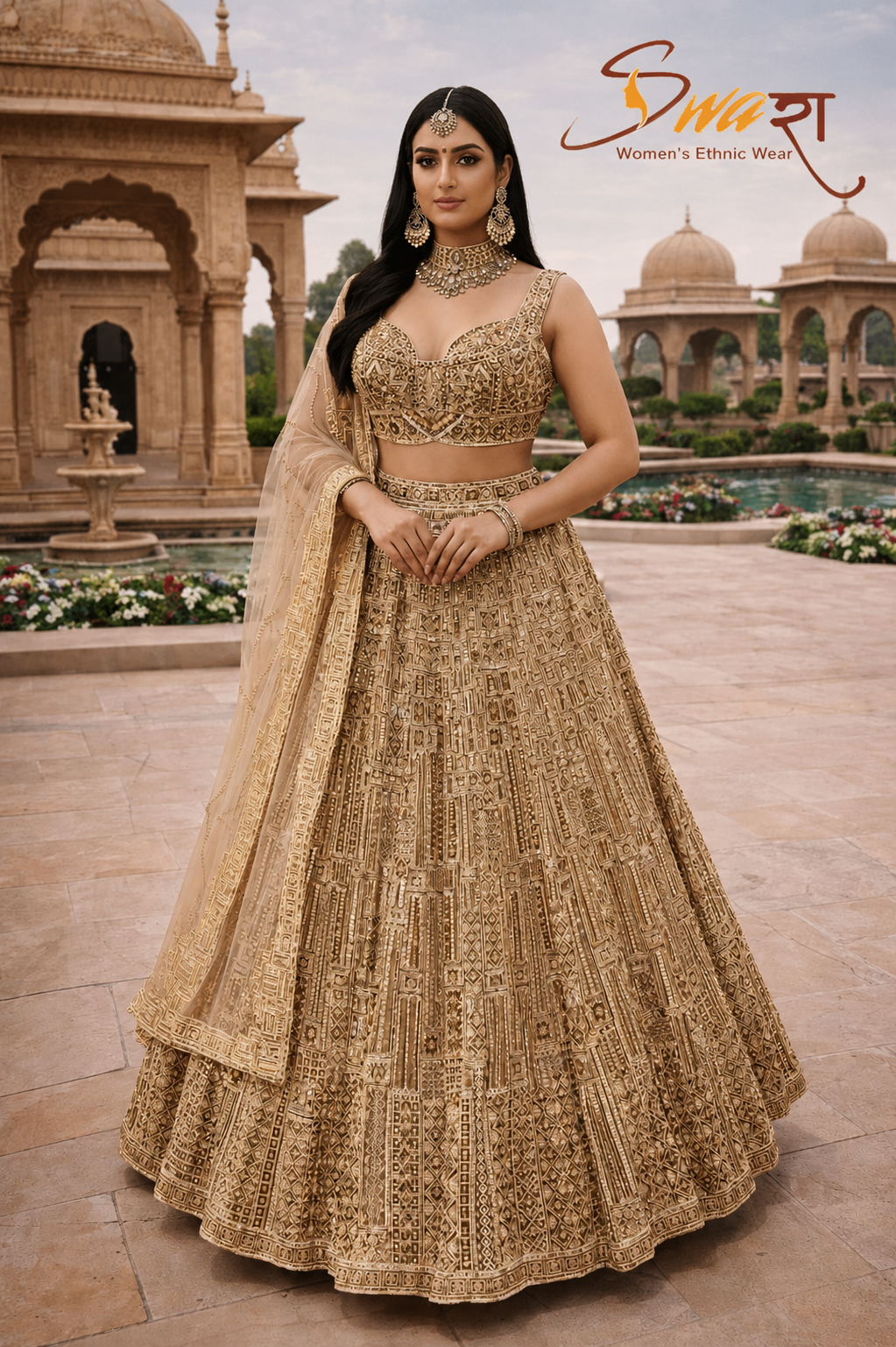 Sitara Kundan Lehenga